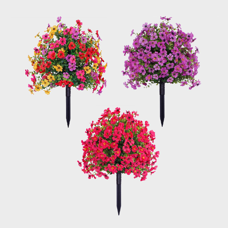 🔥Last Day: 60% OFF🔥Artificial Eucalyptus and Violet Ground-Insert Floral Decoration
