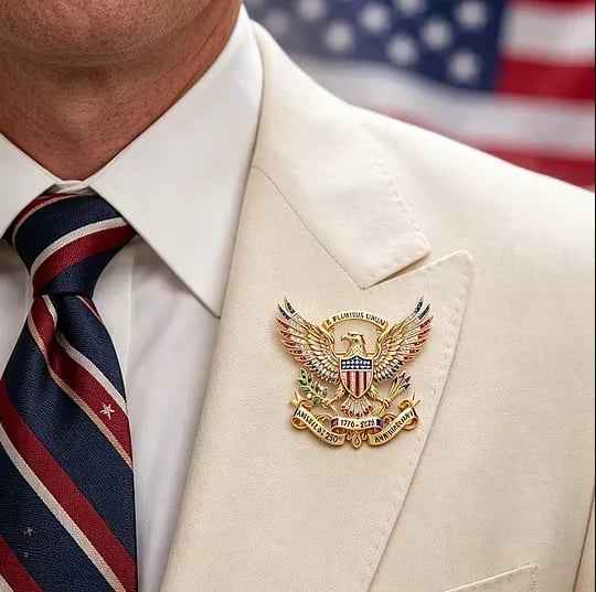 🎁The Father's Day gift he'll actually use!🔥US 250th Anniversary Brooch Pin