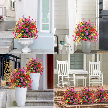 🔥Last Day: 60% OFF🔥Artificial Eucalyptus and Violet Ground-Insert Floral Decoration